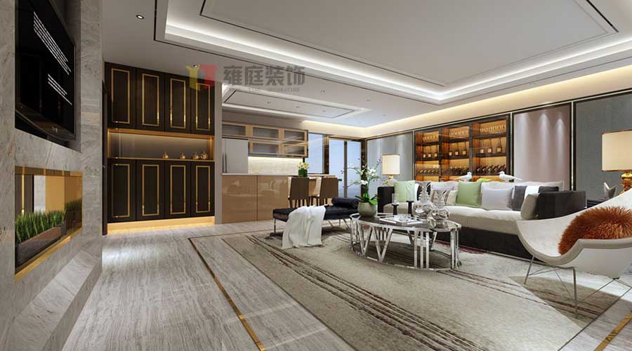 深圳景田擎天華庭裝修案例，體驗新時代的生活方式